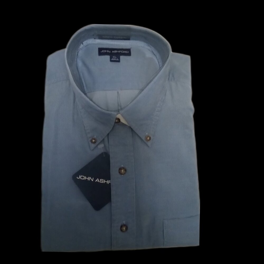John Ashford corduroy Button down XL shirt